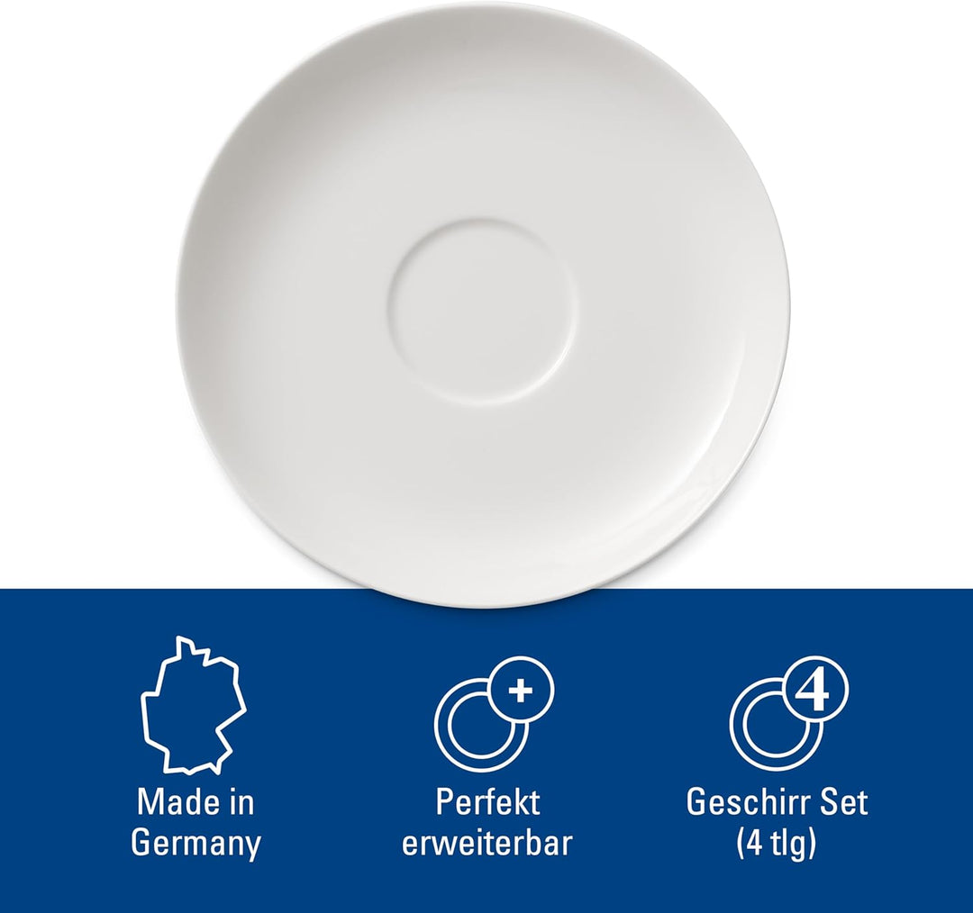 Villeroy und Boch - For Me Espresso-Set, das Allround-Talent, Premium Porzellan, spülmaschinen-, mik