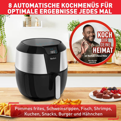 Tefal EY701D Easy Fry XXL Heissluftfritteuse | 1850 Watt | Fassungsvermögen: 1,6 kg | Timer | 8 auto