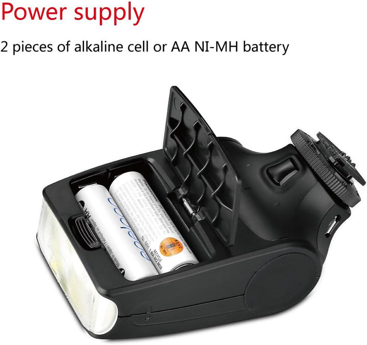 MEKE MK-320N Mini TTL Speedlite Automatic Flash for Nikon MI Hot Shoe DSLR and Mirrorless Cameras J1