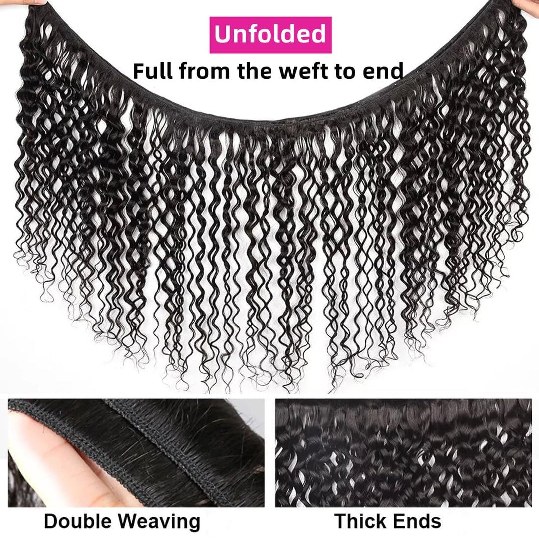 Water Wave Bundles Human Hair 1 Bundles 10Inch Water Wave Bundles 10A Brazilian 100% Unprocessed Vir