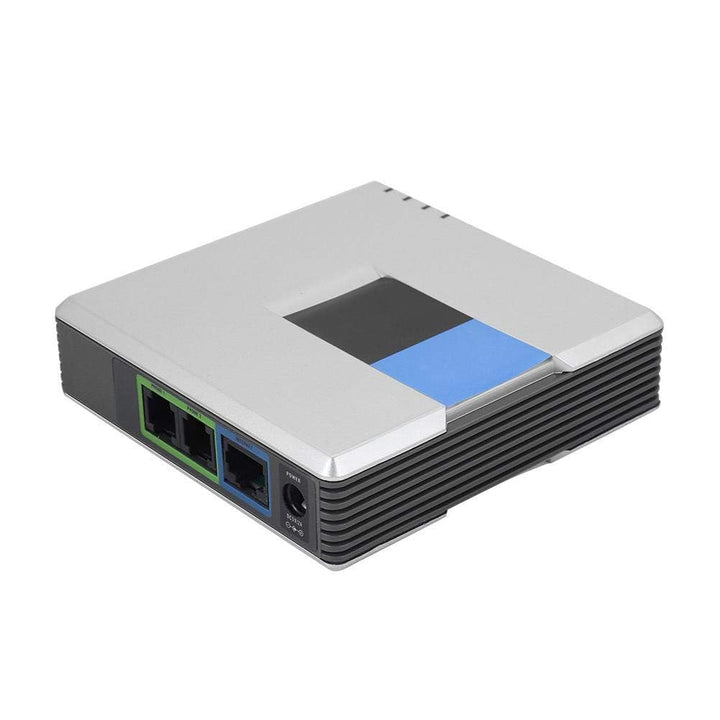 Dpofirs VoIP-Gateway, Netzwerkrouter, 2-Port-Adapter SIP-RJ45-Kabel für Linksys PAP2T-Internet-Telef