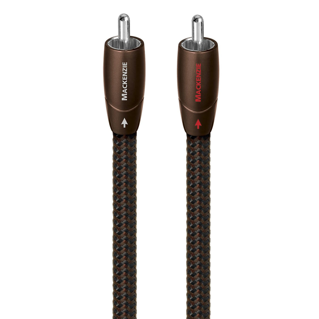 AudioQuest Mackenzie Cinch-Audiokabel (RCA, RCA, 2 m, Schwarz) 2.00m, 2.00m
