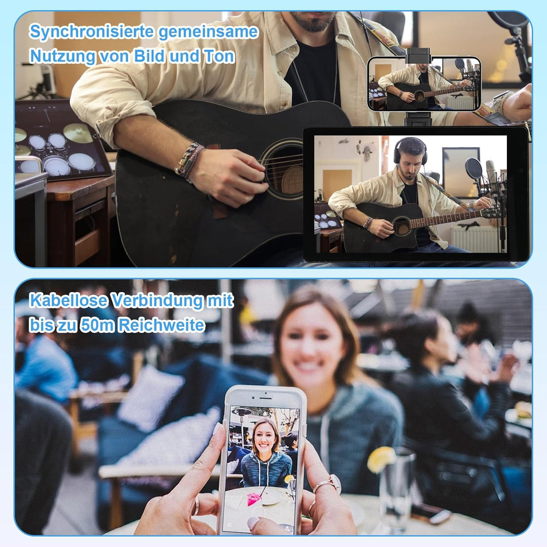 Handy Selfie Monitor, 3,97" Smartphone Rückkamera Magnetisch Selfie Monitor Bildschirm für iPhone un