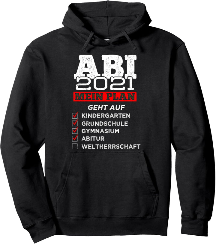 Abi 2021 Abiturient Abitur Geschenk Vintage Abschluss Pullover Hoodie