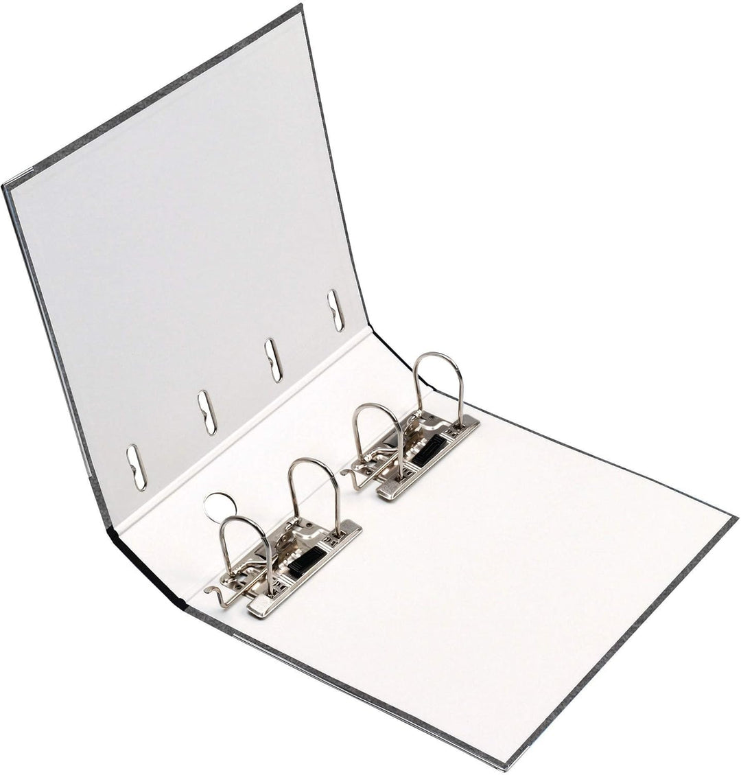 Original Falken 10er Pack Recycling-Doppelordner Wolkenmarmor. Made in Germany. 7 cm breit schwarz f