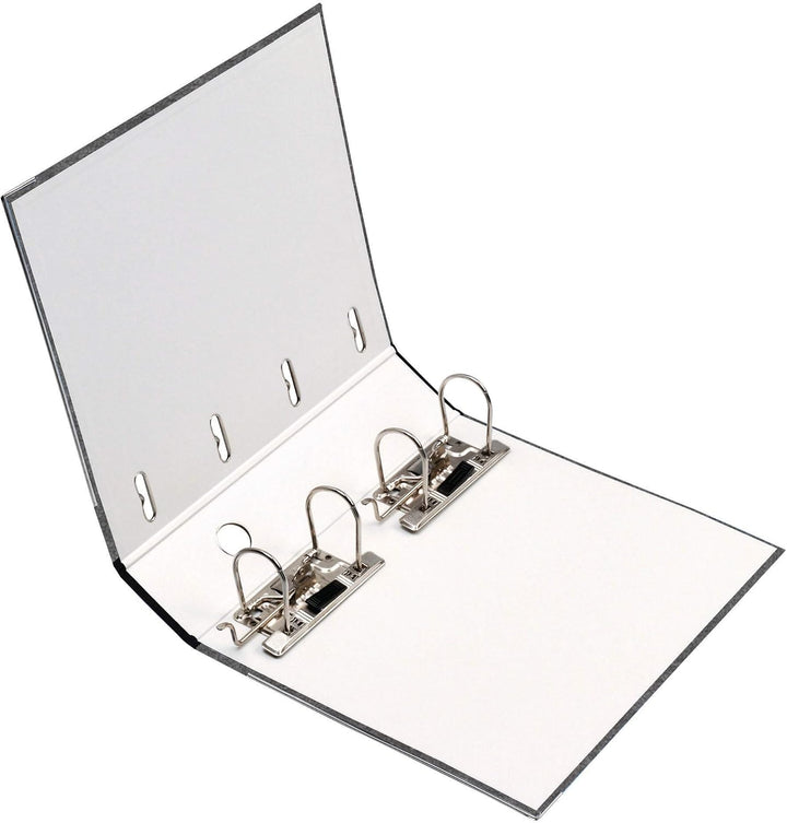 Original Falken 10er Pack Recycling-Doppelordner Wolkenmarmor. Made in Germany. 7 cm breit schwarz f