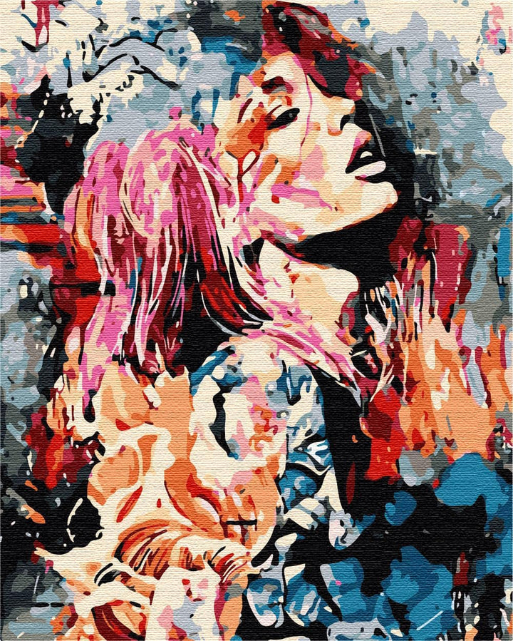Artnapi Malen nach Zahlen Erwachsene mit Rahmen | DIY Handgemalt | Aquarell-Porträt | Kit für Anfäng