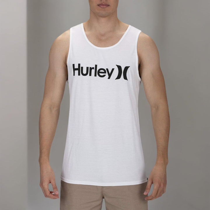 Hurley Herren One and Only Graphic Tank Top T-Shirt S Weiss / Schwarz, S Weiß / Schwarz