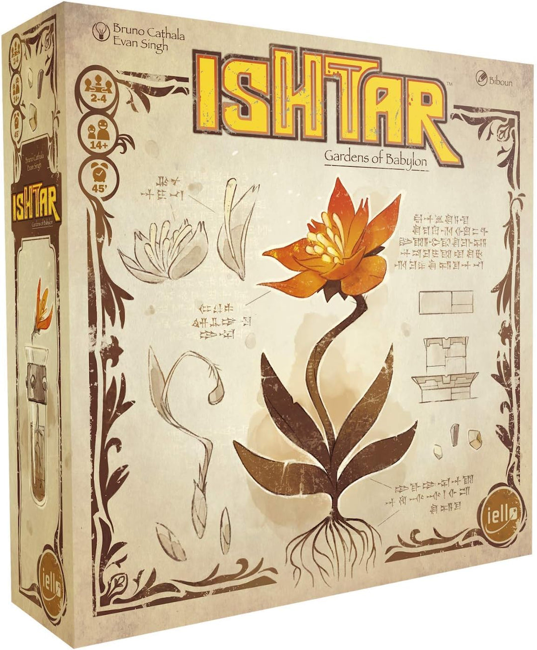 IELLO ISHTAR: Gardens of Babylon Board Game Spiel, Spiel