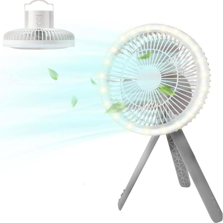 LETOUR USB Ventilator Leise,Ventilator Klein 3 Geschwindigkeiten Tischventilator Clipventilator Leis