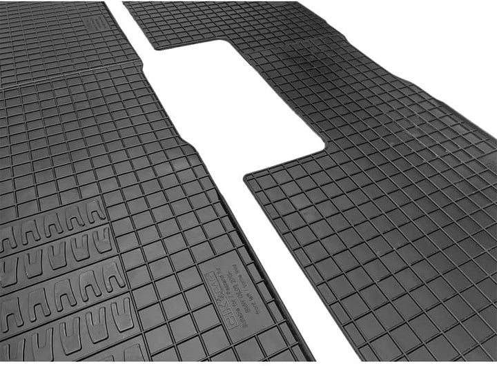 AUTO-STYLE Satz Gummimatten kompatibel mit BMW i3 (L01) 2013- (4-teilig + Montagesystem)