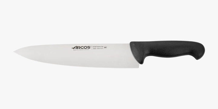 Arcos Küchenmesser Cheferies 2900 - Nitrum Edelstahlklinge 25 cm - Griff aus Polypropylen, Ideal für