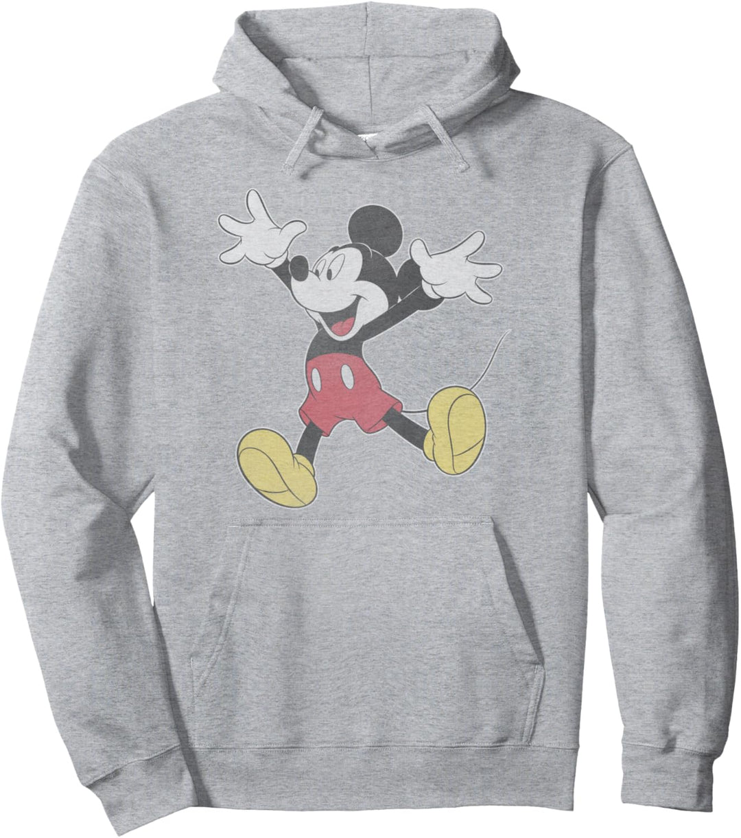 Disney Mickey And Friends Mickey Mouse Jump Portrait Pullover Hoodie