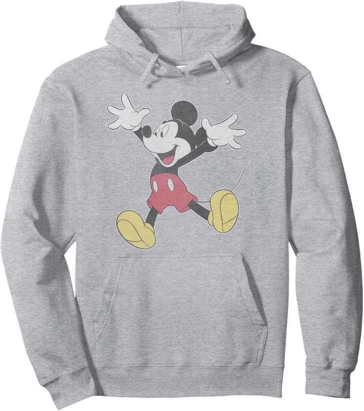 Disney Mickey And Friends Mickey Mouse Jump Portrait Pullover Hoodie