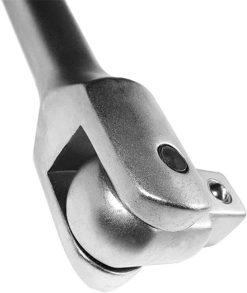 S&amp;R SPEZIAL Gelenkgriff 3/4" ZOLL 600mm CrV, Ø 22 mm Steck-Drehgriff Schiebegriff mit Gelenk, Extra