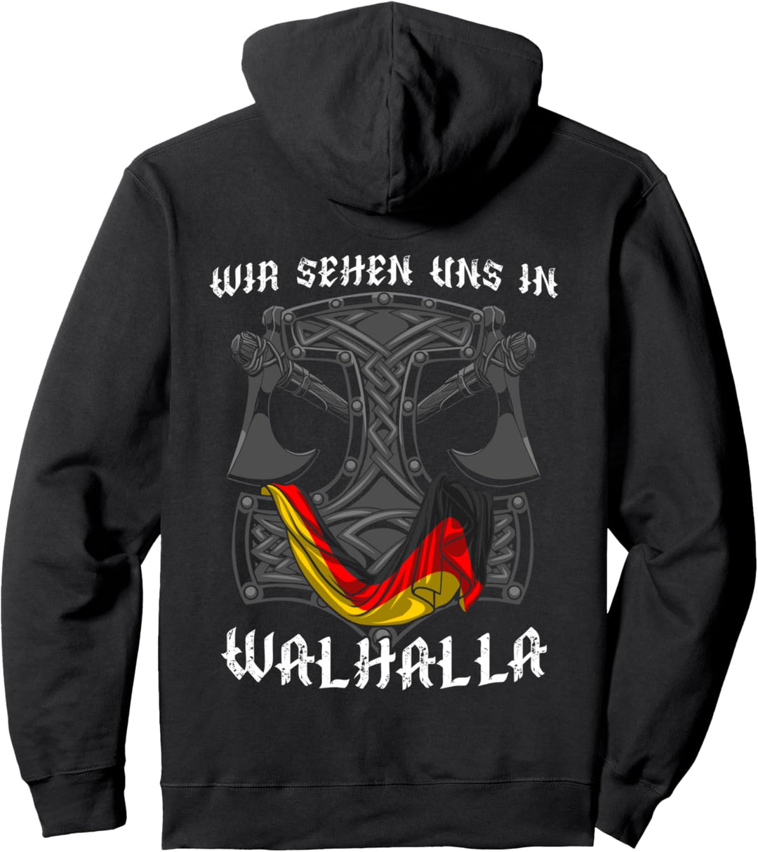 Wir sehen uns in WALHALLA Pullover Hoodie