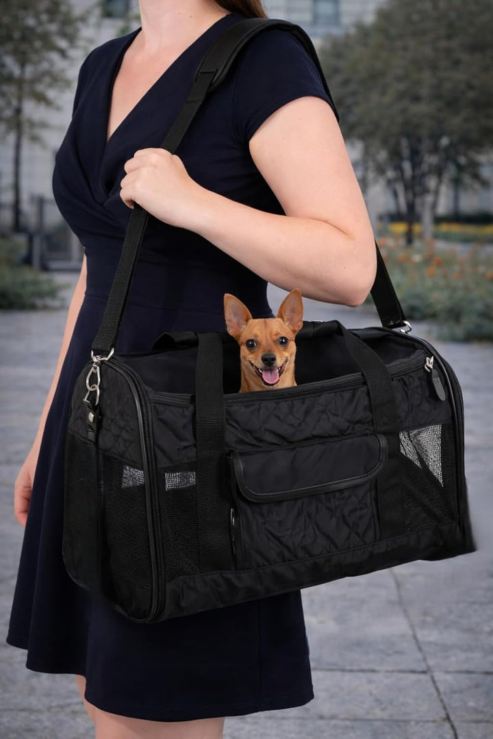 Flamingo - Transporttasche für Hunde und Katzen 45 x 29 x 28 cm - hochwertige Qualität - beliebtes P