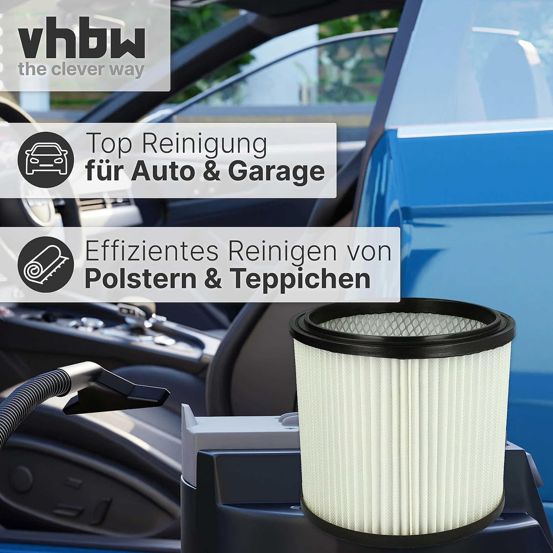 vhbw 10x Faltenfilter kompatibel mit Metabo ASA9001