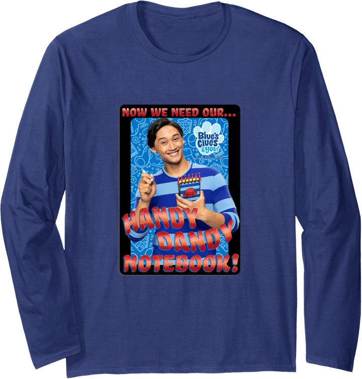 Blue's Clues & You Josh Handy Dandy Notebook Portrait Langarmshirt