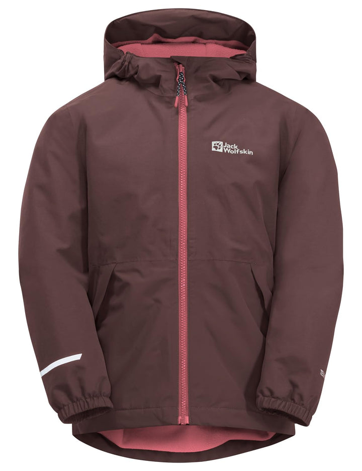 Jack Wolfskin Unisex Kinder Snowy Days K Jacket, 92 boysenberry