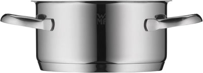 WMF Aparto Kochtopf klein 16cm, mit Glasdeckel, Bratentopf, Induktionsgeeignet, 1,4l, Cromargan Edel