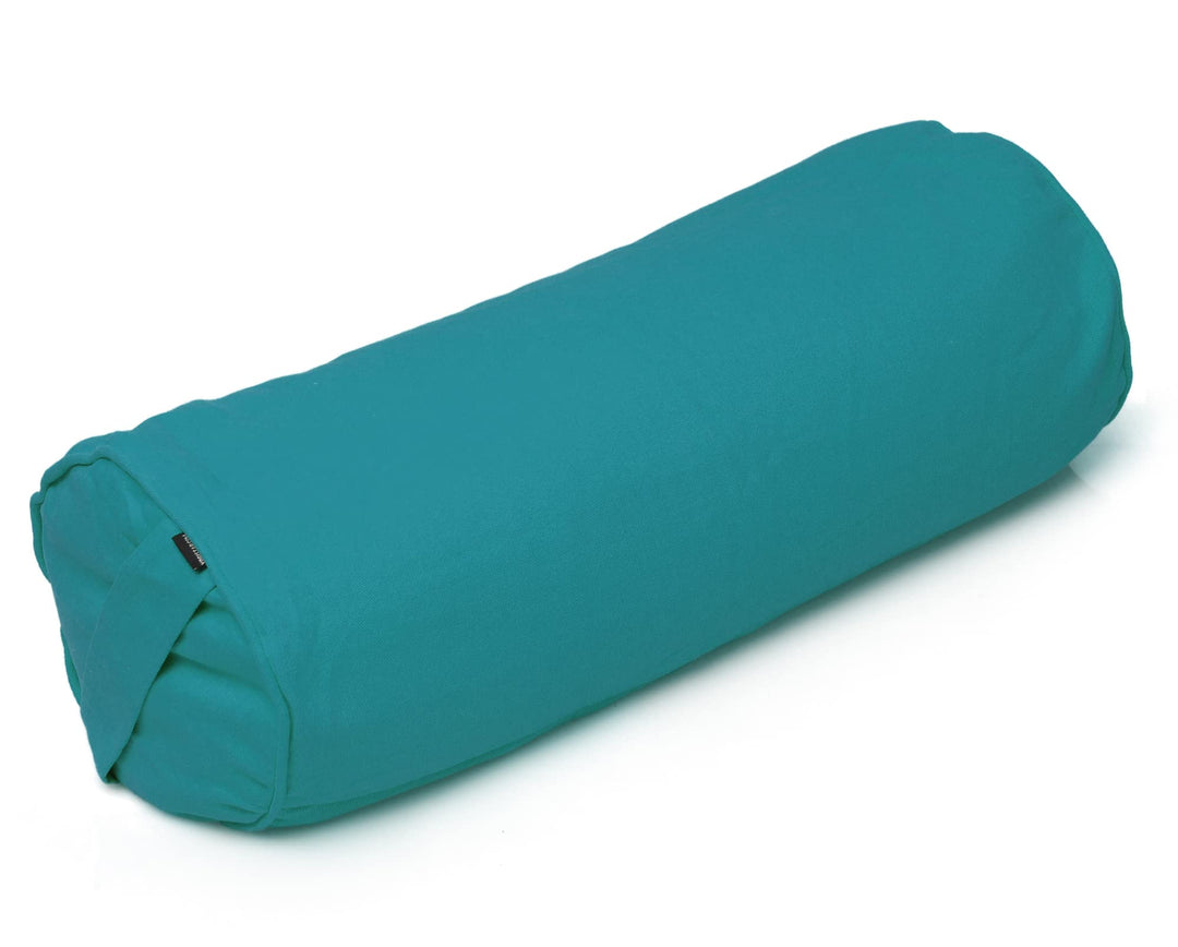 Yogistar Yoga-Bolster Yin Plus - rund petrol, petrol