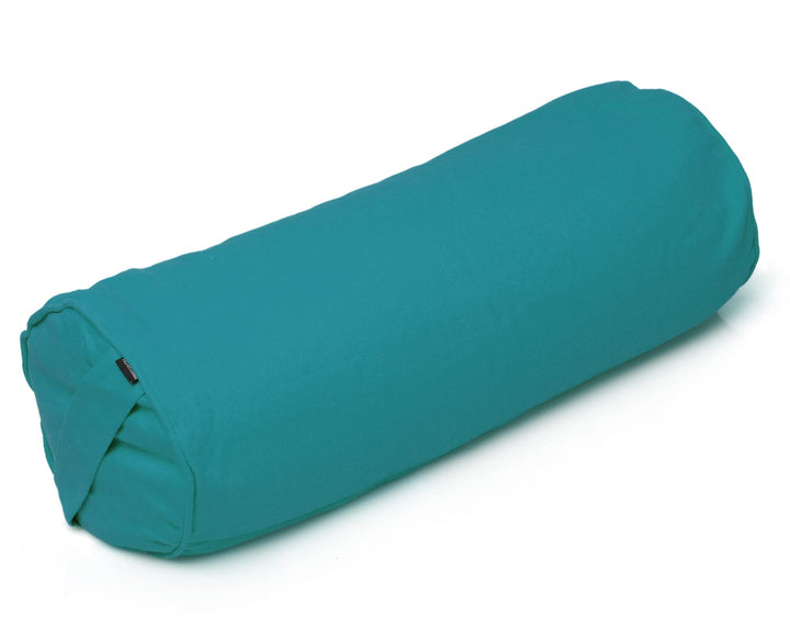Yogistar Yoga-Bolster Yin Plus - rund petrol, petrol