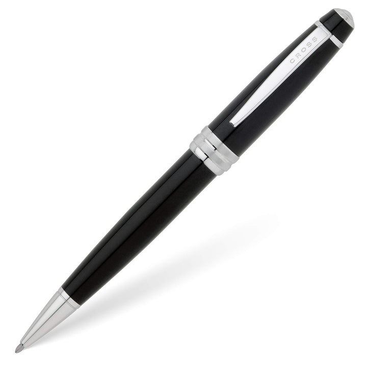 Cross Bailey Kugelschreiber (Drehmechanik, Schreibfarbe schwarz, Strichstärke M) Schwarz-Lack, 1 Stü