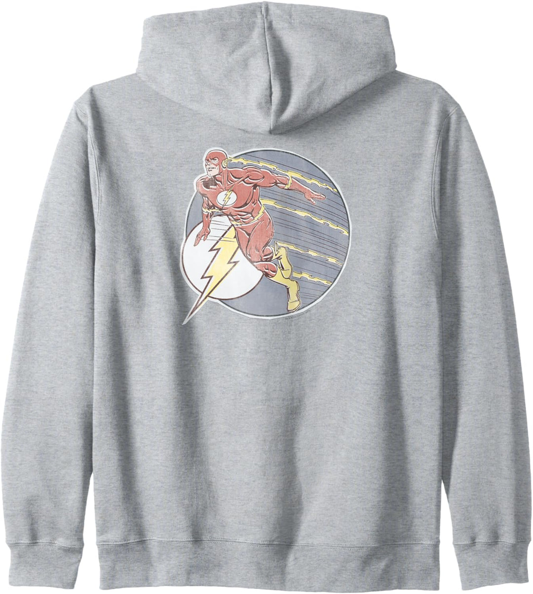 The Flash Retro Flash Iron-On Kapuzenjacke