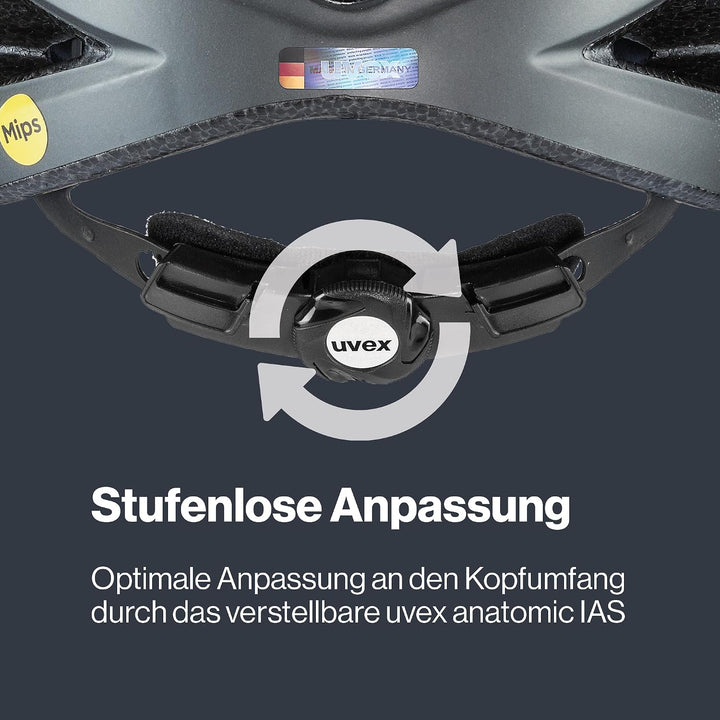 uvex i-vo cc MIPS - Leichter Allround-Helm für Damen und Herren - MIPS-Sysytem - erweiterbar mit LED