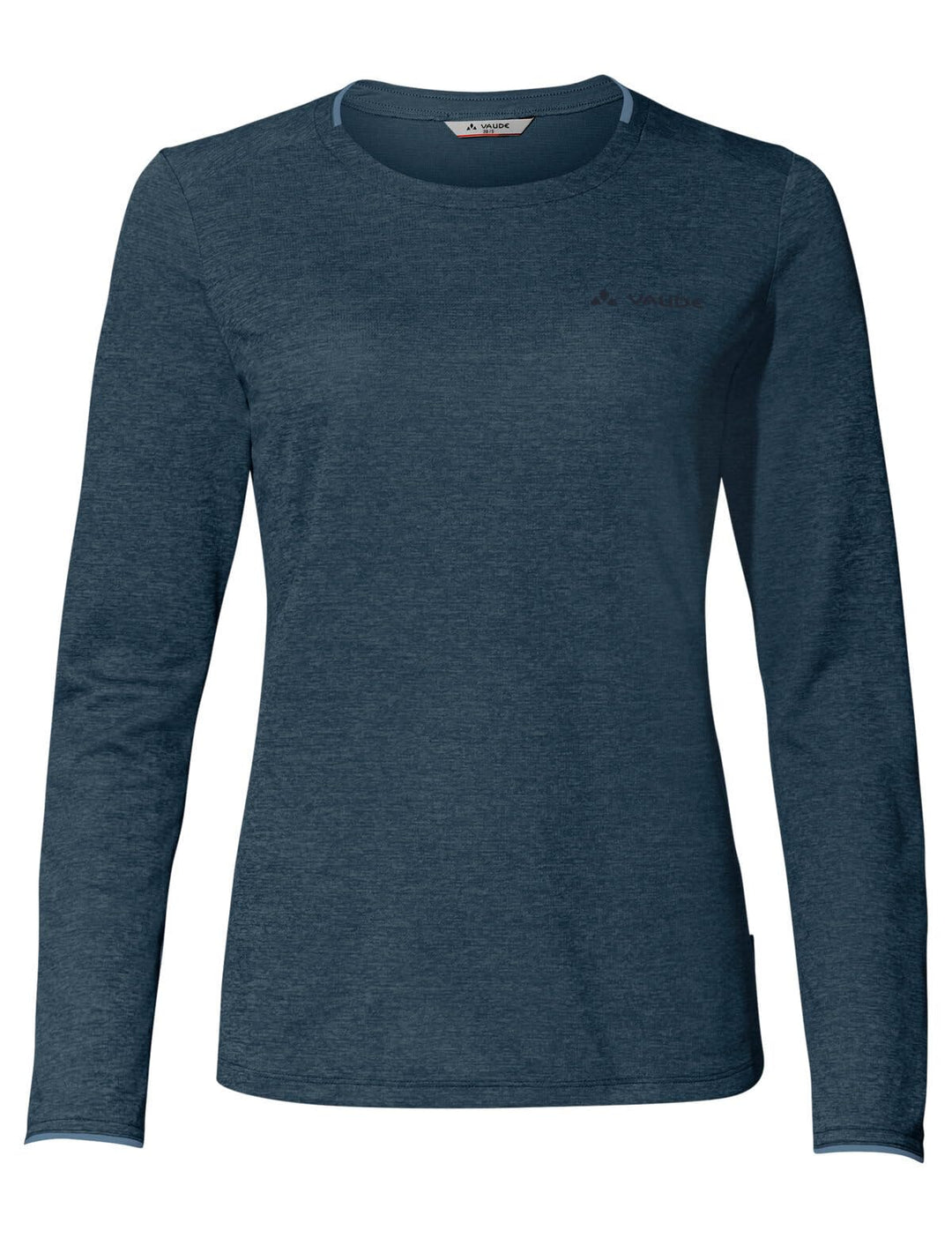 VAUDE Damen Women's Essential Ls T-Shirt T-Shirt 36 Dark Sea Uni, 36 Dark Sea Uni