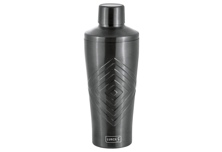 LURCH Cocktail Shaker 600ml 3tlg mit integriertem Sieb Smokey Grey