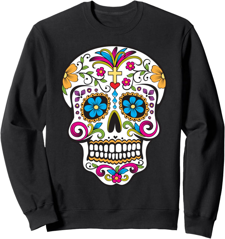 Tag der Toten Sugar Skull Sweatshirt