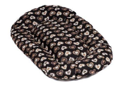 adena Hundekissen oval 108 x 68 cm - Herzen braun 108 x 68 cm Herzen braun, 108 x 68 cm Herzen braun