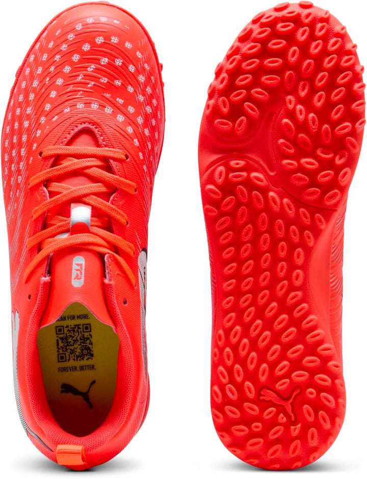 PUMA Unisex Kinder Future 9 Play Tt JrFussballschuh 38.5 EU Rot, 38.5 EU Rot