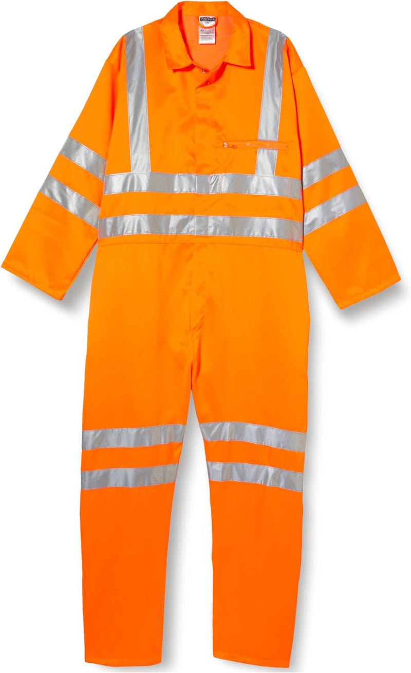 Hi-Vis Polycotton Coverall RIS Color: Orange Talla: 3 XL 3XL Orange, 3XL Orange