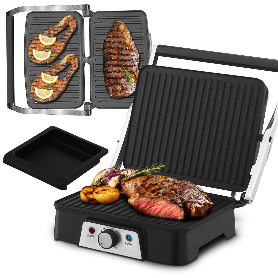 Extralink Smart Life Elektrogrill 2000W, Antihaft-Oberfläche, zweiseitige Beheizung, einstellbare Te