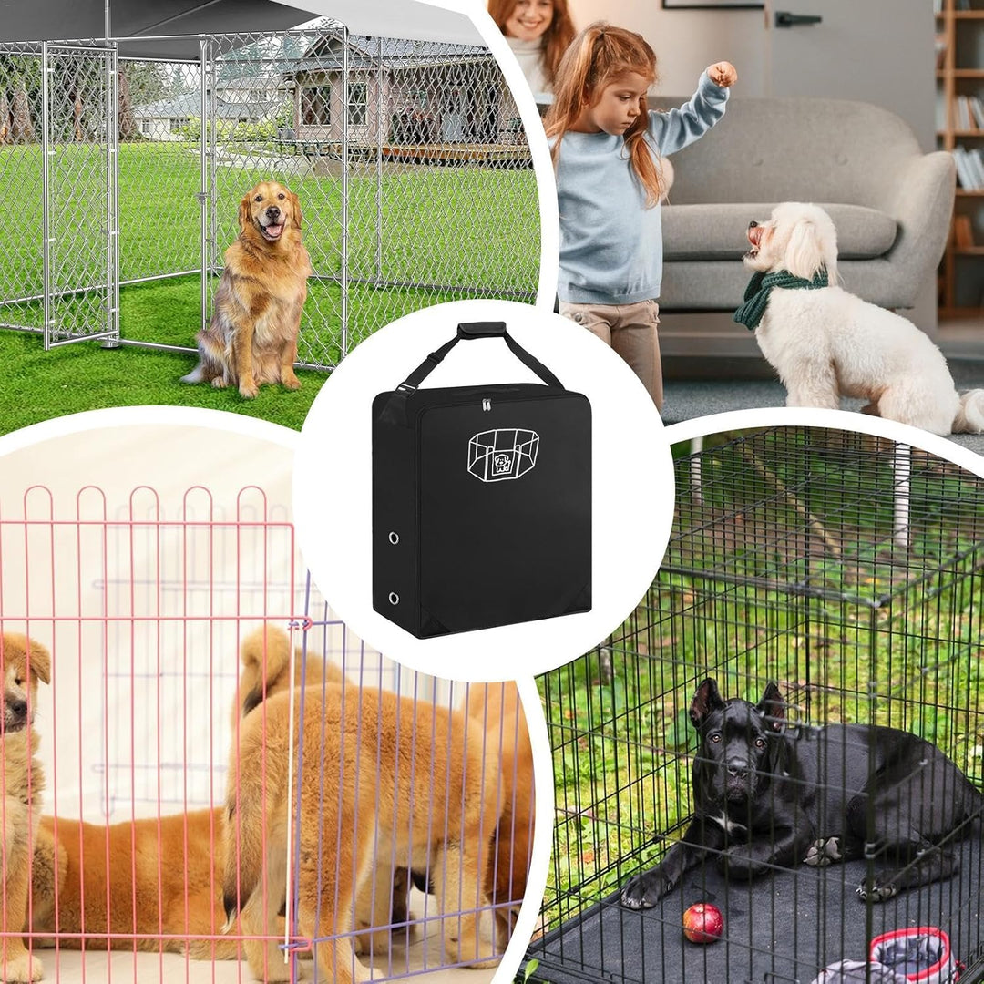 Tragbare Hundezauntasche, Laufstall-Tragetasche, breiter Schultergurt, Reisetasche, Aufbewahrungstas
