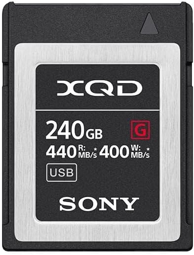 Sony QDG240F-R XQD-Speicherkarte (240 GB, G Serie), 240 GB