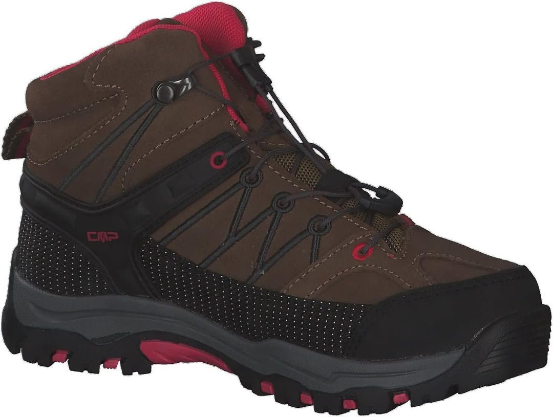 CMP Jungen Unisex Kinder Rigel Low Wmn Trekking Shoes Wp Wanderschuhe 29 EU Corteccia Begonia, 29 EU
