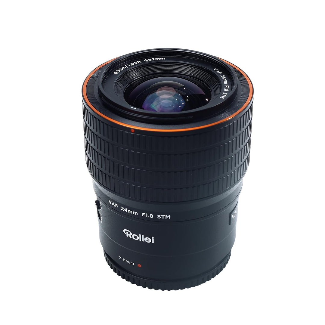 Rollei AF 24 mm F/1.8 Vollformat Objektiv für Nikon Z mit STM-Autofokus | HFT-X Beschichtung | Vollm