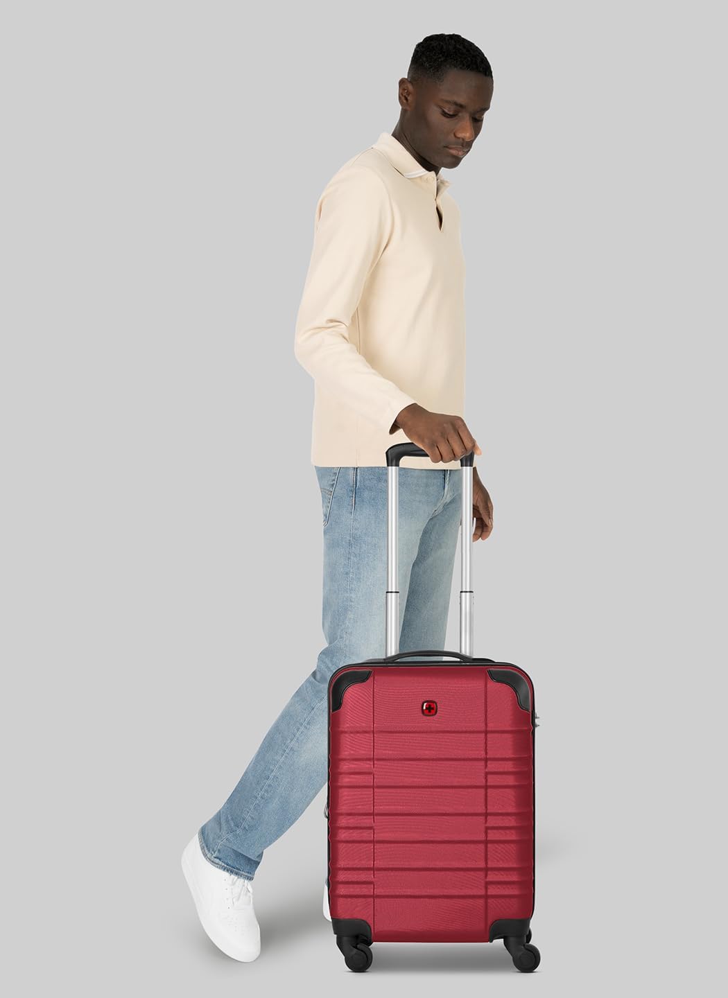 WENGER Kabinen-Koffer für Damen und Herren | Kleiner Cabin-Trolley 37 x 23 x 53 cm aus hochwertigem,