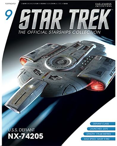 Sammlung von Raumschiffen Star Trek Starships Collection Nº 9 USS Defiant NX-74205