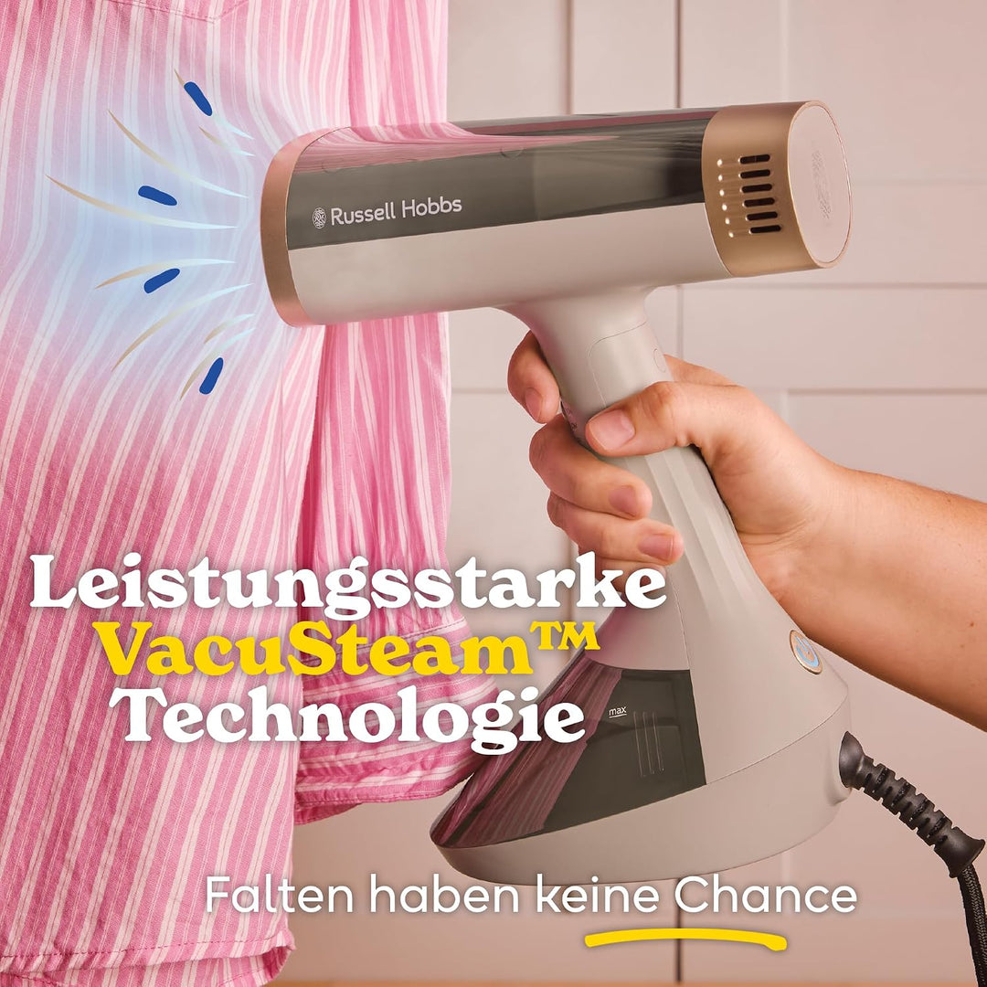 Russell Hobbs Dampfglätter [Dampfglätten mit Ansaugtechnologie] VacuSteam™ (3 Dampf-& Saugstufen, 20