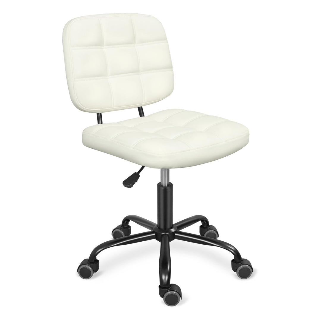 Leader Accessories Schreibtischstuhl höhenverstellbarer Bürostuhl ergonomischer Drehstuhl ohne Armle