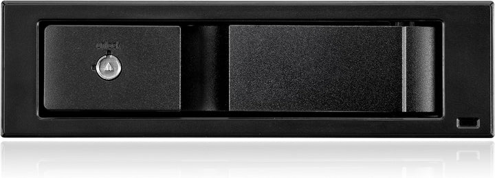 Icy Box IB-158SSK-B Wechselrahmen für 1x 3,5" (8,9 cm) SATA Festplatte für 1x 5,25" Schacht, SATA II