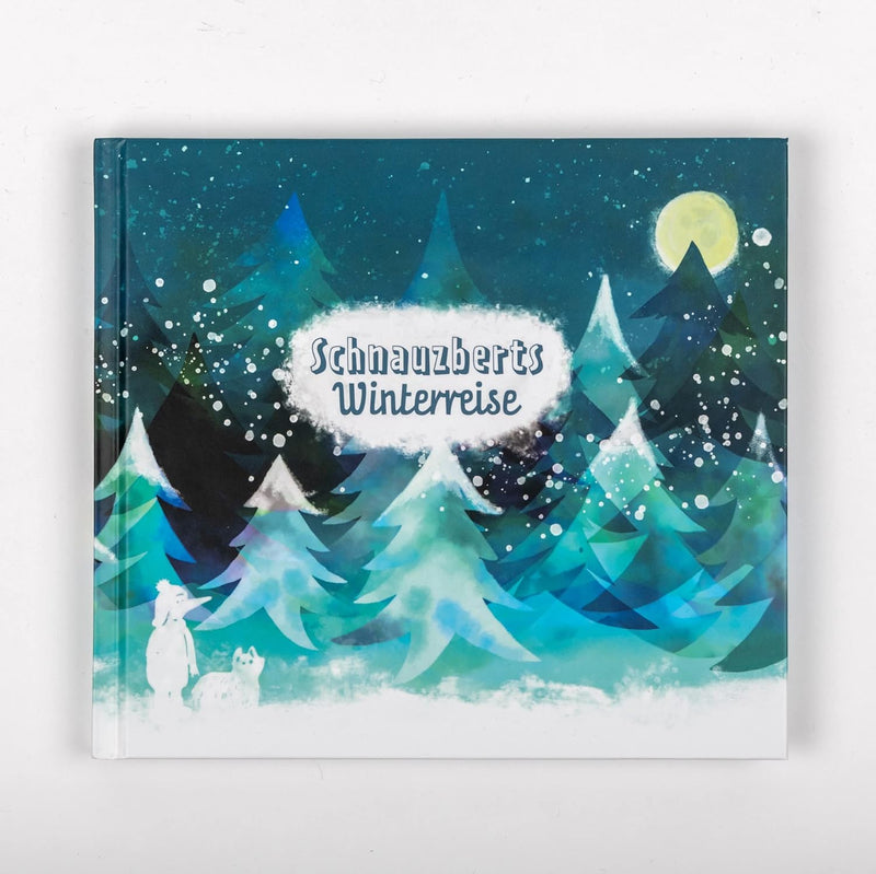 Schnauzberts Winterreise – Adventskalender für Menschen mit Hund – Erlebnisbox mit Buch, Bio-Duftöl,