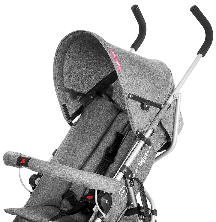 Moby-System Barton Buggy Kinderwagen im Regenschirmstil aus Polyester für Unisex-Kinder ab 6 Monaten