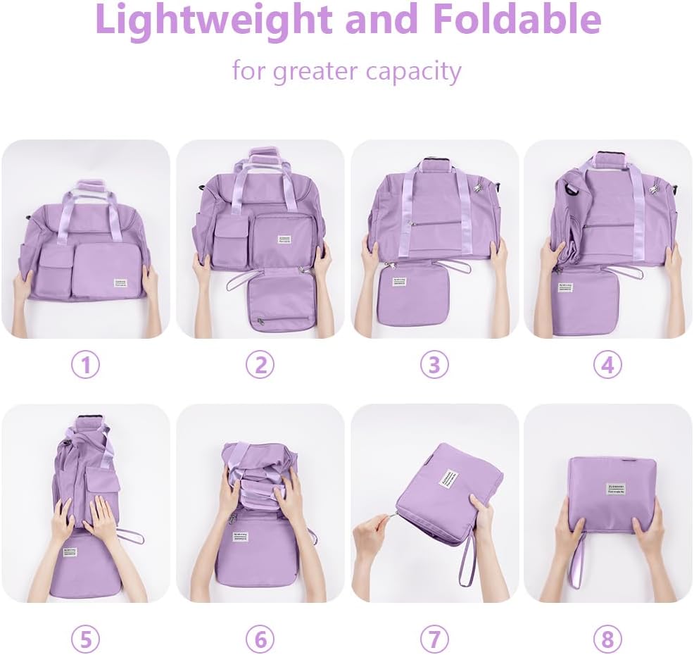 Flintronic 36L Faltbare Reisetasche Gepäcktasche Grosse Weekender Übernachtungstasche Urlaubstasche