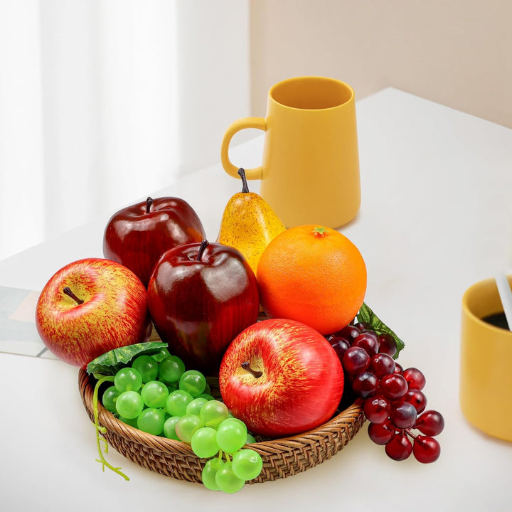 8 Stück Künstliches Obst Dekoration, Realistische Künstliche Früchte Für Zuhause Deko Küche, Party,